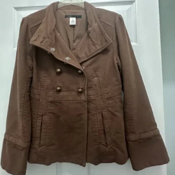 Brown Marc Jacobs Vintage Double Breasted Military Utility Jacket Size L - Picture 1 of 7